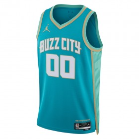 NBA Mænd Trøje Charlotte Hornets Custom 2023-24 Jordan City Edition Teal Swingman